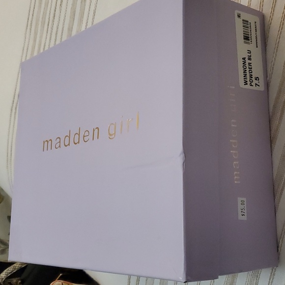 Madden Girl Womens Winnona Sneaker 7 1/2 Powder Blue - Picture 7 of 11